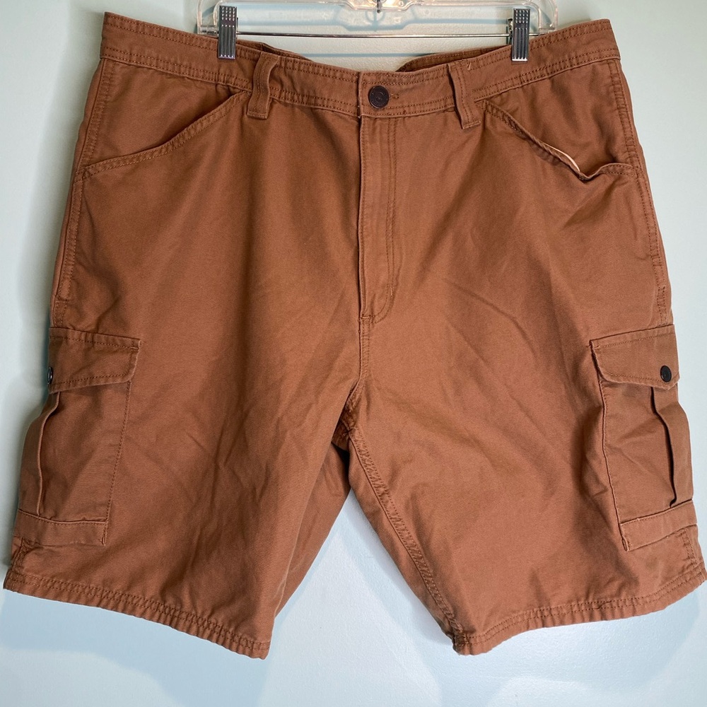 Ridgecut Tough Wear Men’s Cargo Shorts Size 42 | Brown Workwear Utility Shorts